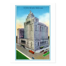 Vintage Royal York Hotel Toronto Canada Post Cards