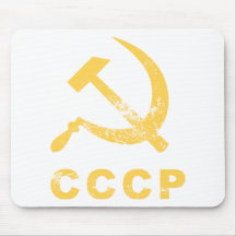 Vintage Russian symbol Mouse Pads