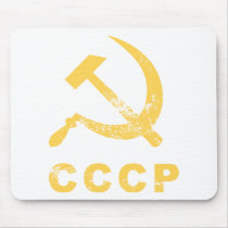 Vintage Russian symbol Mouse Pads