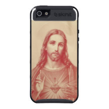 Vintage Sacred Heart of Jesus iPhone Case iPhone 5 Case