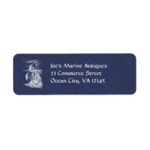 Vintage Sail Ship Custom Return Address Label