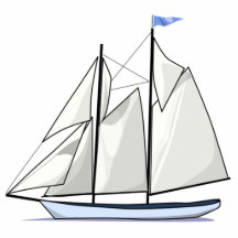 Vintage Sailboat Cut Outs