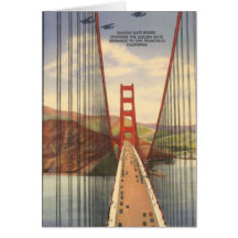 Vintage San Francisco, USA - Greeting Card