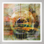 Vintage SanFrancisco's Abstract transportation posters
