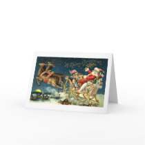Vintage Santa and Sleigh