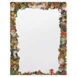 Vintage Santa Christmas Border letterhead
