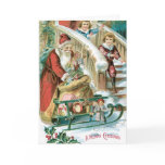 Vintage Santa Christmas Card