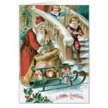 Vintage Santa Christmas Card