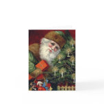 Vintage Santa Claus Christmas Note Cards