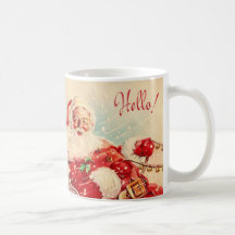 Vintage Santa Claus Coffee Mugs