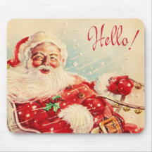 Vintage Santa Claus Mouse Pads