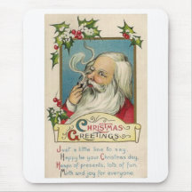 Vintage Santa Claus Mouse Pads