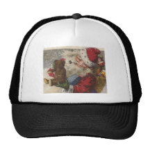 Vintage Santa Claus Trucker Hat