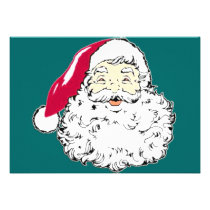 Vintage Santa Clause Invitations invitations