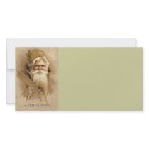 Vintage Santa / Father Christmas Photo Card Template
