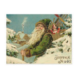 Vintage Santa - Joyeux Noel Postcards