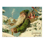 Vintage Santa - Joyeux Noel Postcards