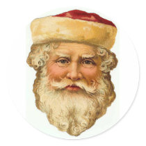 Vintage Santa Sticker