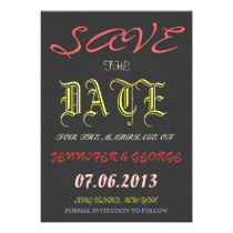 Vintage Save the Date Invitation Announcement invitations