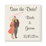 Vintage Save the Date! magnets