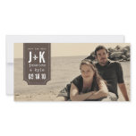 Vintage Save the Date Photo Card Template