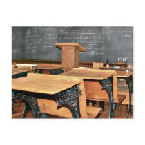 Vintage schoolroom postcards
