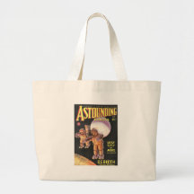Vintage Sci Fi Comic Astounding Stories 1934 Canvas Bag