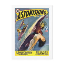 Vintage Sci-Fi Comic - The Halfling Postcards