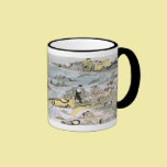 Vintage Science Fiction Futuristic Cars, Taxi Cabs mugs