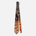 Vintage Science Fiction Futuristic City Flying Car Neck Wear