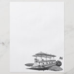 Vintage Science Fiction Steampunk Airship Eclipse Personalized Flyer