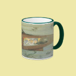 Vintage Science Fiction Submarine Under the Ocean mugs
