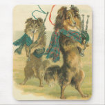 Vintage Scottish Dogs mousepads