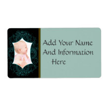 Vintage Scroll Custom Shipping Label