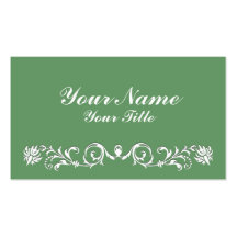 Vintage Scrolls Business Cards
