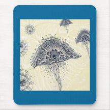 Vintage Sea Creatures Mouse Pads