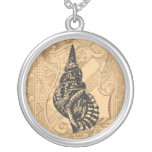 Vintage Sea Shell Personalized Necklace