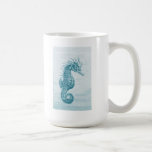 vintage seahorse mug