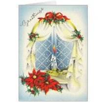 Vintage Season's Greetings Card
