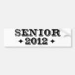 Vintage Senior 2012 Bumper Stickers