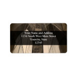 Vintage Sepia Brooklyn Bridge labels