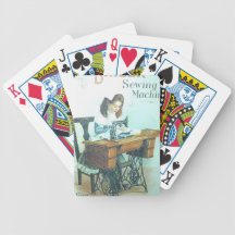 Vintage Sewing Machine Card Deck