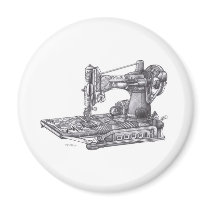 Vintage Sewing Machine Magnet