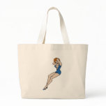 Vintage Sexy Woman Tattoo Art bags