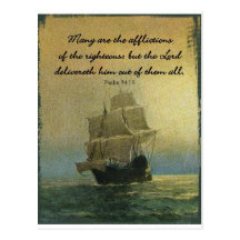 vintage ship wens kaart