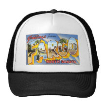 Vintage Shirt With  Fargo Graphic Hats