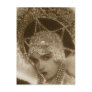 Vintage Showgirl Post Card