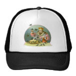 Vintage Sing a Song of Sixpence Nursery Rhyme Mesh Hat