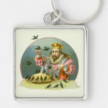Vintage Sing a Song of Sixpence Nursery Rhyme Key Chains
