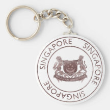Vintage Singapore Key Chains